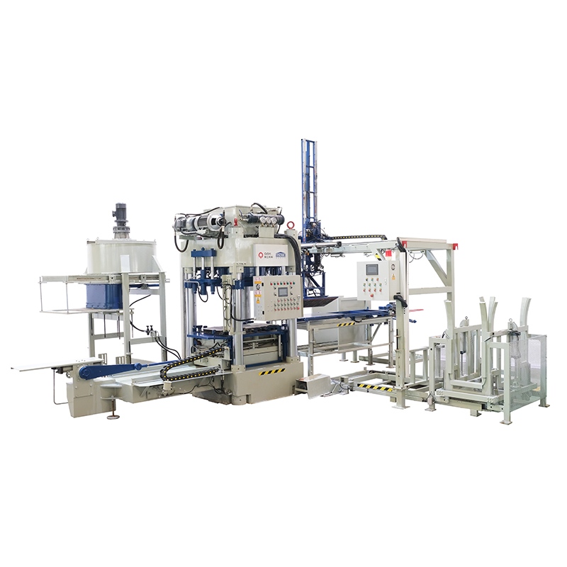 Hollow block machine